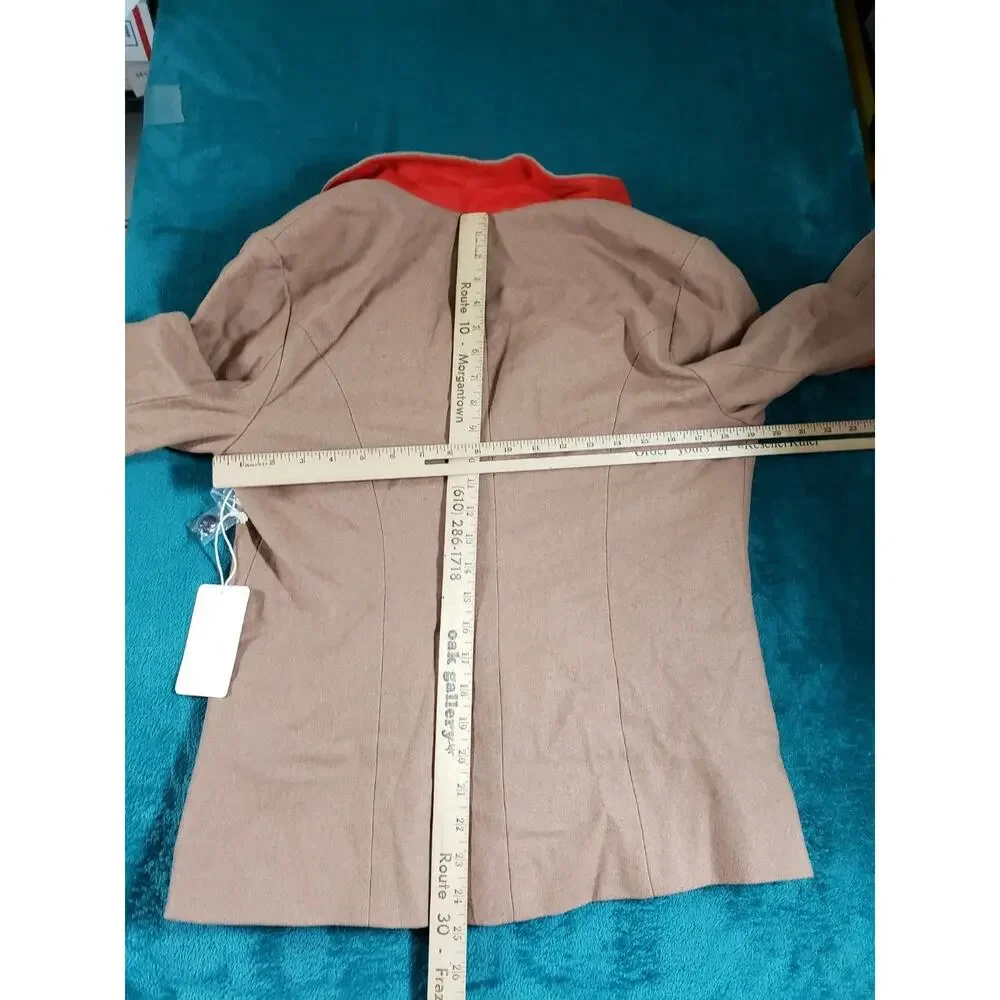 41Hawthorn Blazer Size Large Womens Beige Two Button Elbow Patches Ladies NWT - Picture 9 of 10